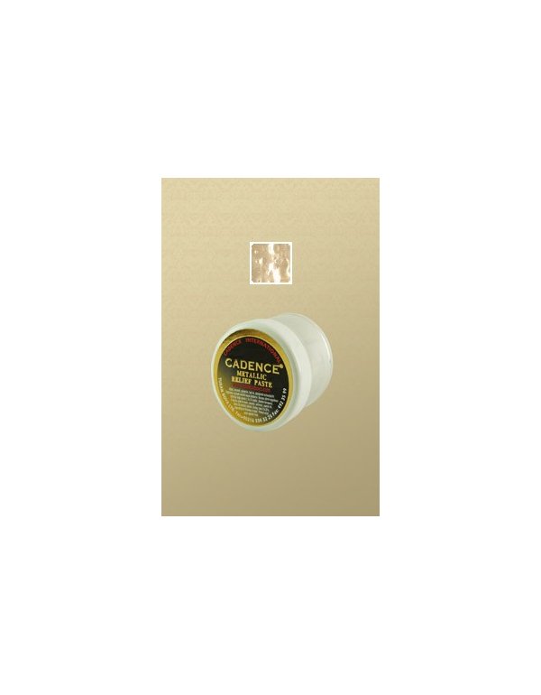 ΠΑΣΤΑ CADENCE ΜETALLIC RELIEF PASTE 150ml CΗAMPAIGNE