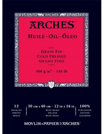 ΜΠΛΟΚ ARCHES OIL 300gr 23x31 12φ COLD PRESSED 