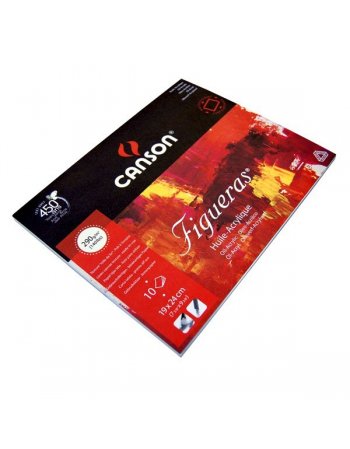 ΜΠΛΟΚ CANSON FIGUERAS OIL 4K 42X56 290gr 10φ CANVAS 