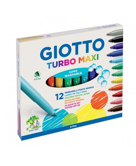ΜΑΡΚΑΔΟΡΟΣ GIOTTO TURBO MAXI SUPERWASHABLE 12TEM.