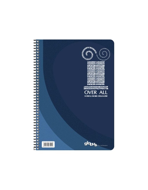 ΤΕΤΡΑΔΙΟ ΣΠΙΡΑΛ 4 ΘΕΜΑΤΑ GLOBUS OVER ALL 17x25