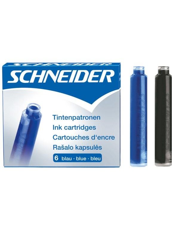 ΑΜΠΟΥΛΕΣ SCHNEIDER ΚΟΥΤΙ 6ΤΕΜ. ΜΠΛΕ/ΜΑΥΡΟ