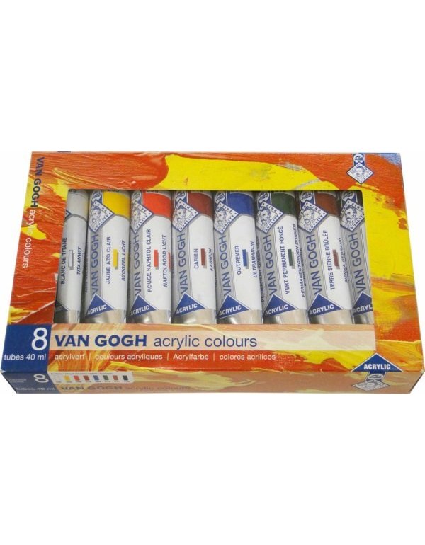 ΑΚΡΥΛΙΚΑ TALENS VAN GOGH 40ml ΣΕΤ 8τεμ.