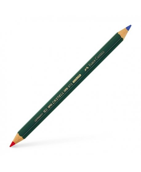 ΞΥΛΟΜΠΟΓΙΑ FABER CASTELL ΔΙΠΛΗ ΚΟΚΚΙΝΟ ΜΠΛΕ 873