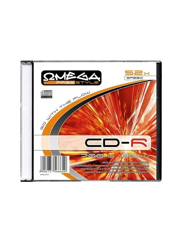 FREESTYLE CD-R 700 MB/80 Min SLIM CASE 10TEM. 
