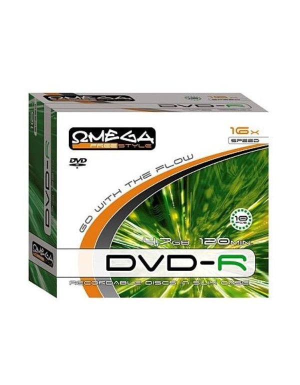  FREESTYLE DVD-R 4,7 GB16x SLIM CASE 10TEM.