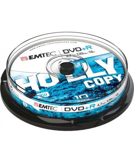 ΔΙΣΚΟΙ EMTEC DVD+R 4,7GB 16X CB 10τεμ 