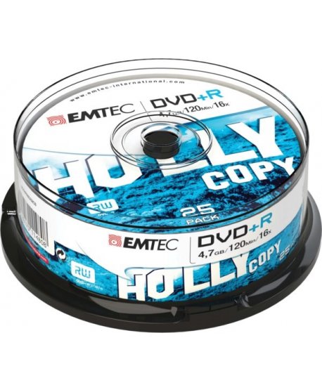 ΔΙΣΚΟΙ EMTEC DVD+R 4,7GB 16X CB 25τεμ
