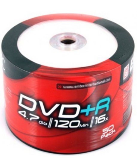 ΔΙΣΚΟΙ EMTEC DVD+R 4,7GB 16X CB 50τεμ