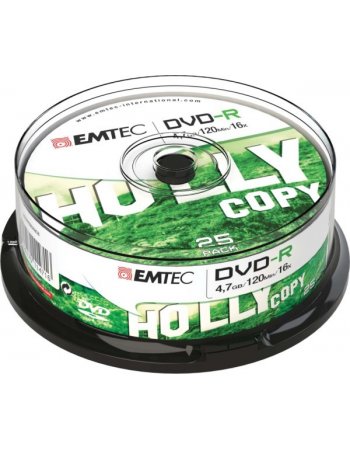 ΔΙΣΚΟΙ EMTEC DVD-R 4,7GB 16X CB 25τεμ