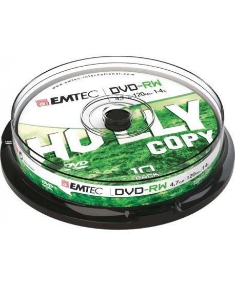 ΔΙΣΚΟΙ EMTEC DVD-RW 4,7GB 4X CB 10τεμ 