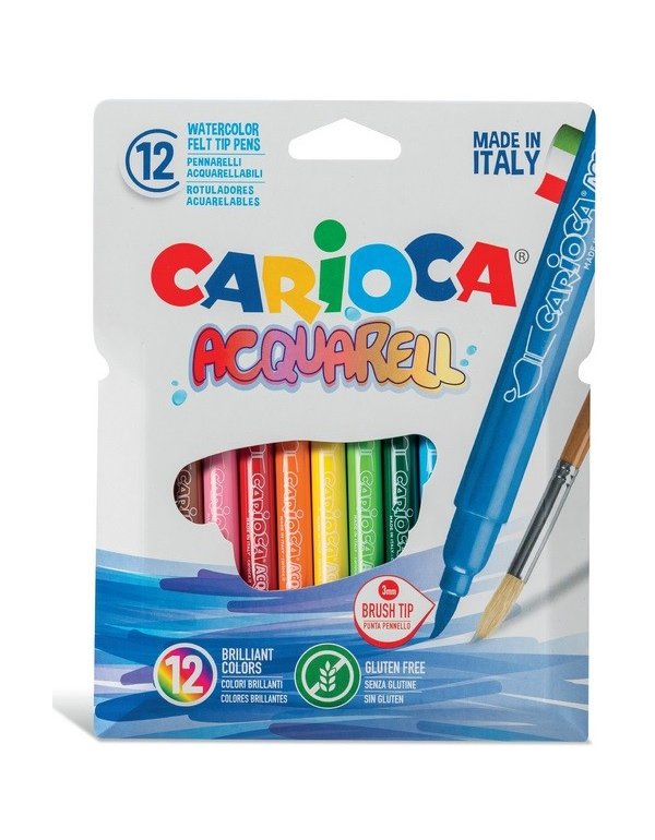 ΜΑΡΚΑΔΟΡΟΙ CARIOCA ΑΚΟΥΑΡΕΛΑΣ 12τεμ.