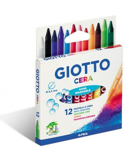 ΚΗΡΟΜΠΟΓΙΕΣ GIOTTO CERA 12τεμ. 10cm