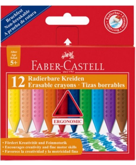 ΚΗΡΟΜΠΟΓΙΕΣ FABER CASTELL GRIP ERASABLE 12TEM. 
