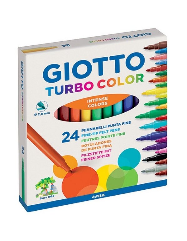  ΜΑΡΚΑΔΟΡΟΣ GIOTTO TURBO SUPERWASHABLE 24 τεμ. 