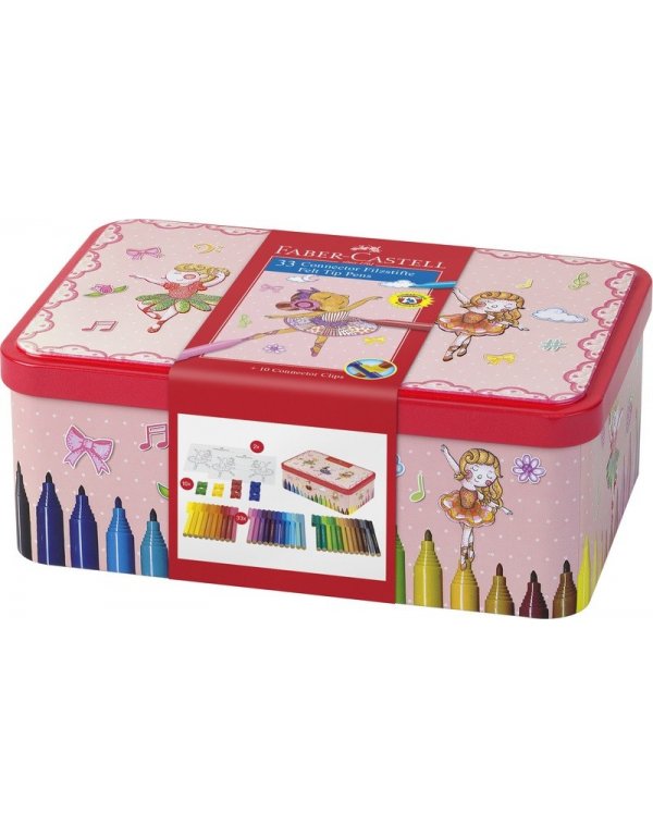  ΜΑΡΚΑΔΟΡΟΙ ΣΕΤ FABER CASTELL CONNECTOR ΜΠΑΛΑΡΙΝΑ ΜΕ 33 ΜΑΡΚΑΔΟΡΟΙ