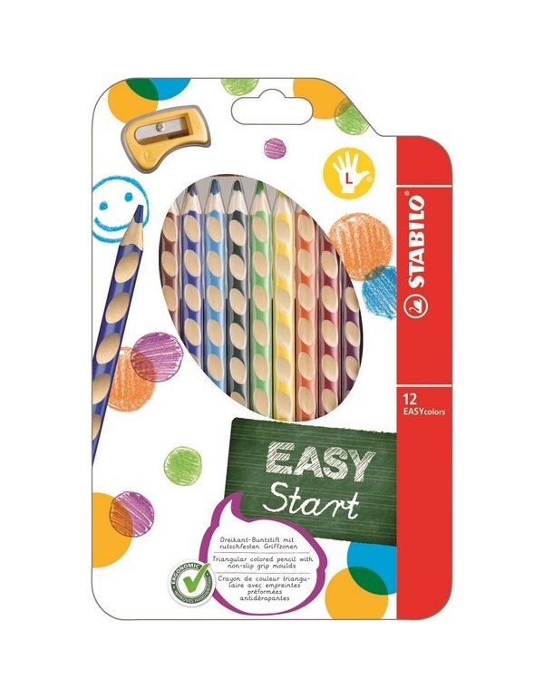 ΞΥΛΟΜΠΟΓΙΕΣ STABILO EASYcolor 331/12τεμ. ΑΡΙΣΤΕΡΟΧΕΙΡΕΣ