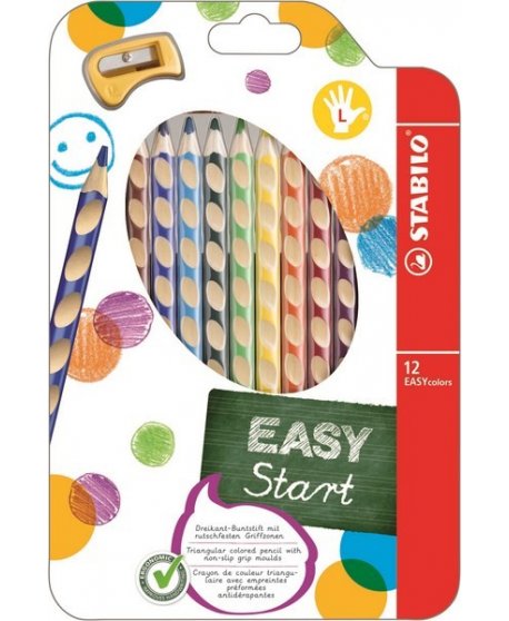 ΞΥΛΟΜΠΟΓΙΕΣ STABILO EASYcolor 331/12τεμ. ΑΡΙΣΤΕΡΟΧΕΙΡΕΣ