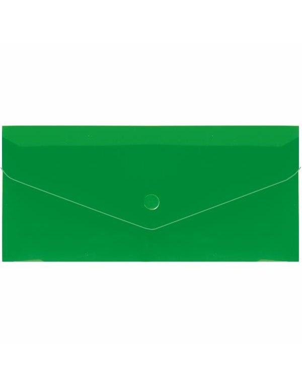 ΦΑΚΕΛΟΣ ΔΙΑΦΑΝΗΣ PP ECONOMIX ΚΟΥΜΠΙ 11x22.5cm ΠΡΑΣΙΝΟ