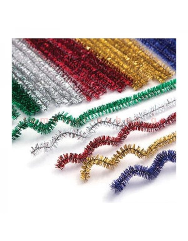 ΣΥΡΜΑ ΠΙΠΑΣ 30cm 15mm ΜΕΤΑΛΛΙΖΕ 5ΧΡΩΜ. 100ΤΕΜ.