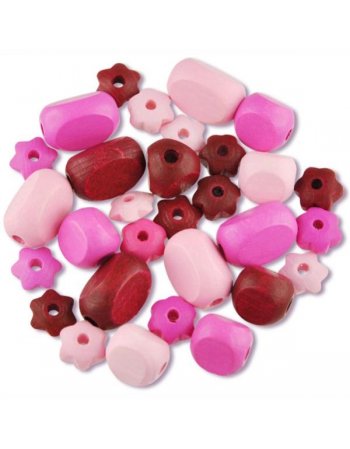 ΧΑΝΤΡΕΣ ΞΥΛΙΝΕΣ ΜΙΧ ΦΟΥΞΙΑ 28τεμ.