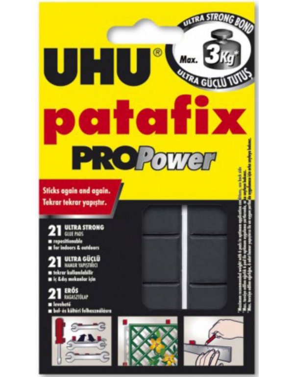ΠΛΑΣΤΕΛΙΝΗ UHU PATAFIX PRO POWER 21ΤΕΜ.