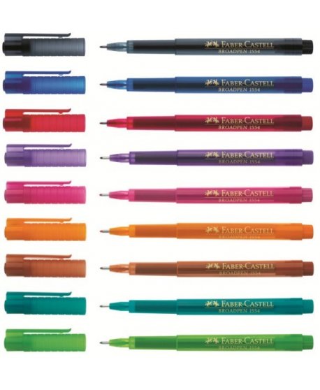 ΜΑΡΚΑΔΟΡΟΙ FABER CASTELL BROADPEN 1554 0.8mm