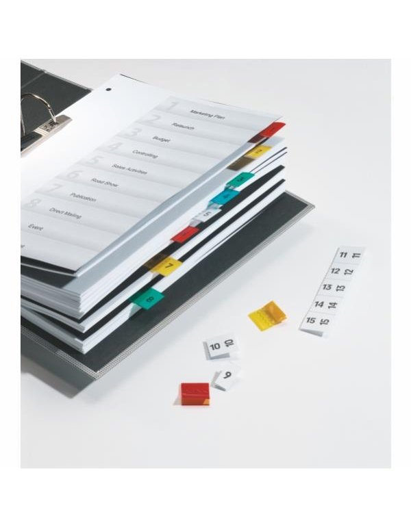 ΚΑΒΑΛΑΡΗΔΕΣ ΠΛΑΣΤΙΚΟΙ ΑΥΤΟΚ/ΤΟΙ DURABLE 5τεμ. 200mmx10mm