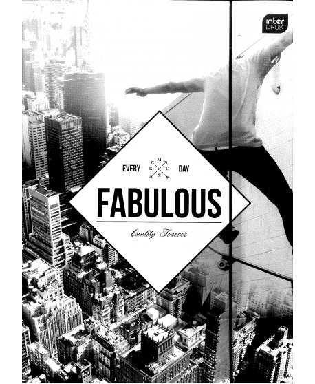 ΝΤΟΣΙΕ ΧΑΡΤΙΝΟΣ A4 ΜΕ ΛΑΣΤΙΧΟ INTERDRUK FABULOUS