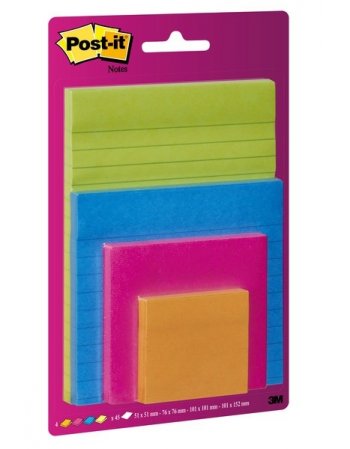 ΧΑΡΤΑΚΙΑ 3Μ MULTI PACK 4 ΤΕΜ ΧΡΩΜΑΤΙΣΤΑ