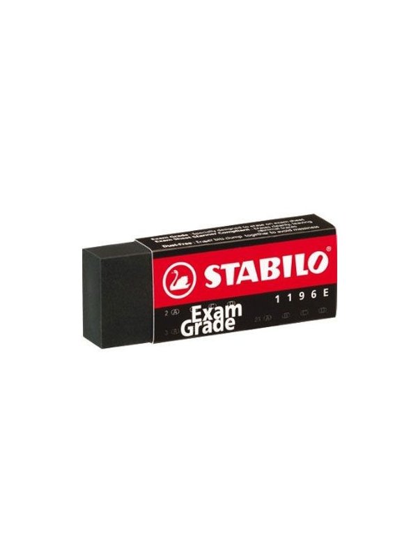 ΓΟΜΑ STABILO EXAM GRADE ΜΑΥΡΗ 1196