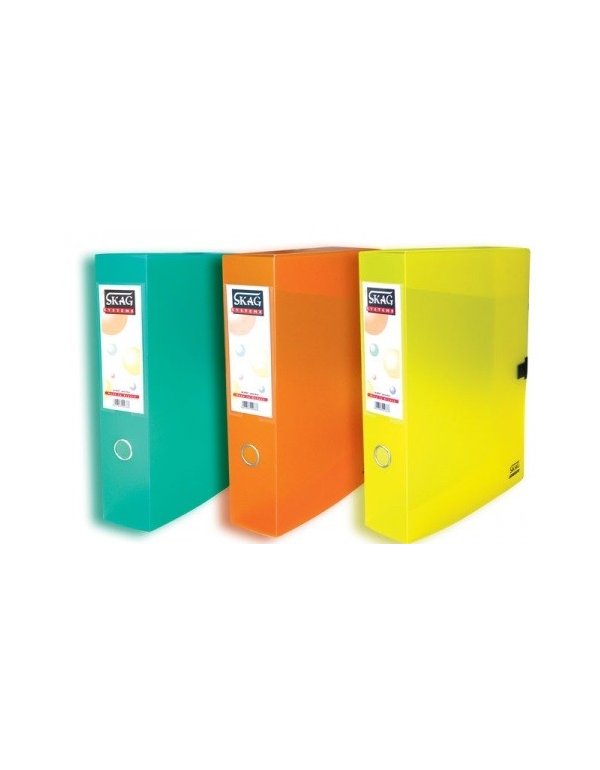 ΚΟΥΤΙ ΑΡΧΕΙΟΘΕΤΗΣΗΣ PP SKAG  27x36,5x8cm ΔΙΑΦΑΝΑ ΧΡΩΜΑΤΑ