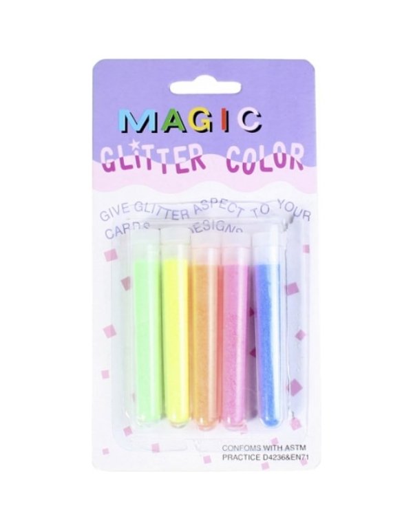 ΧΡΥΣΟΣΚΟΝΗ VALORO GLITTER NEON 3gr 5ΤΕΜ.