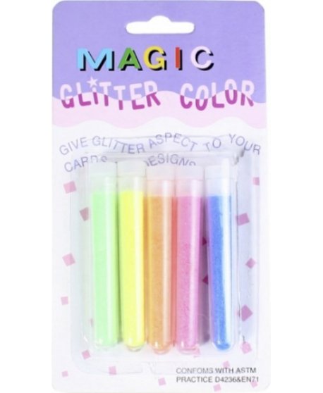 ΧΡΥΣΟΣΚΟΝΗ VALORO GLITTER NEON 3gr 5ΤΕΜ.