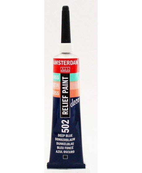ΠΕΡΙΓΡΑΜΜΑ TALENS AMSTERDAM RELIEF PAINT 20ml ΣΚΟΥΡΟ ΜΠΛΕ