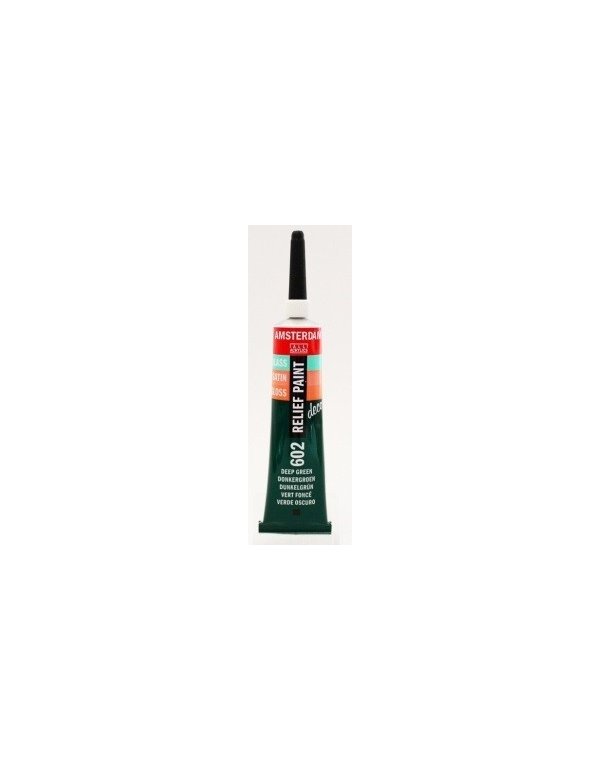 ΠΕΡΙΓΡΑΜΜΑ TALENS AMSTERDAM RELIEF PAINT 20ml ΣΚΟΥΡΟ ΠΡΑΣΙΝΟ