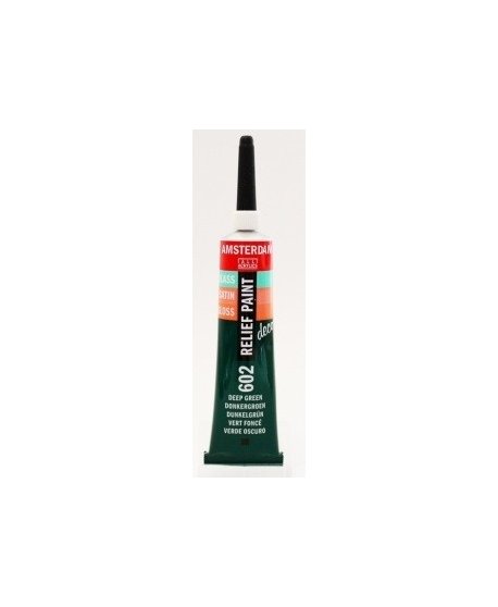 ΠΕΡΙΓΡΑΜΜΑ TALENS AMSTERDAM RELIEF PAINT 20ml ΣΚΟΥΡΟ ΠΡΑΣΙΝΟ
