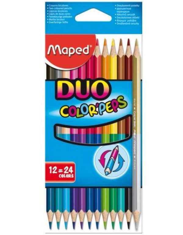 MAPED ΞΥΛΟΜΠΟΓΙΕΣ DUO 12x24 ΧΡΩΜΑΤΑ