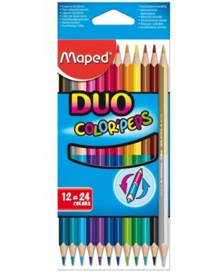 MAPED ΞΥΛΟΜΠΟΓΙΕΣ DUO 12x24 ΧΡΩΜΑΤΑ