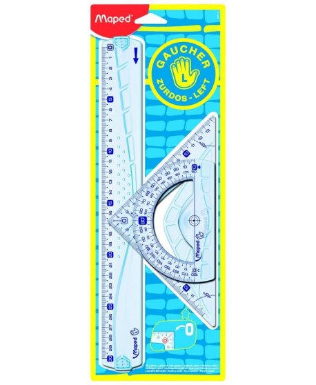 ΣΕΤ ΓΕΩΜΕΤΡΙΚΑ MAPED 30cm ΓΙΑ ΑΡΙΣΤΕΡΟΧΕΙΡΕΣ