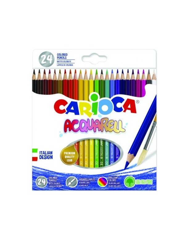 CARIOCA ΞΥΛΟΜΠΟΓΙΕΣ ΑΚΟΥΑΡΕΛΛΑΣ 24ΤΕΜ.