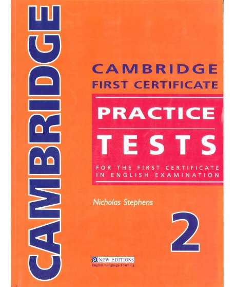 CAMBRIDGE FC  PRACTICE TESTS 2