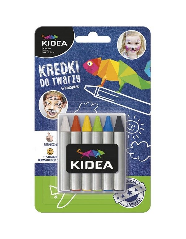 ΧΡΩΜΑΤΑ KIDEA ΠΡΟΣΩΠΟΥ 6ΧΡΩΜ.