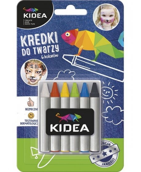 ΧΡΩΜΑΤΑ KIDEA ΠΡΟΣΩΠΟΥ 6ΧΡΩΜ.
