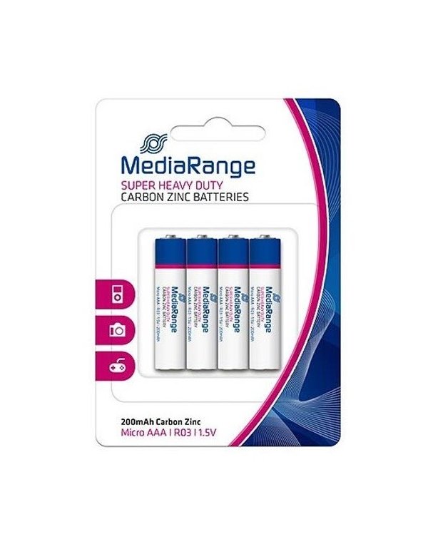 MEDIARANGE ΜΠΑΤΑΡΙΕΣ ΑΛΚΑΛΙΚΕΣ AAA 1.5V (LR3) 4ΑΔΑ