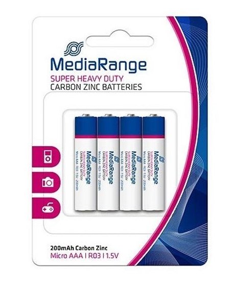 MEDIARANGE ΜΠΑΤΑΡΙΕΣ ΑΛΚΑΛΙΚΕΣ AAA 1.5V (LR3) 4ΑΔΑ