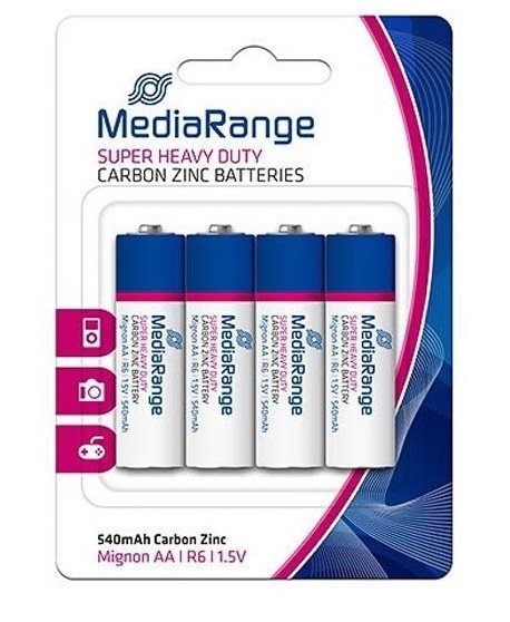MEDIARANGE ΜΠΑΤΑΡΙΕΣ ΑΛΚΑΛΙΚΕΣ AA 1.5V (LR6) 4ΑΔΑ