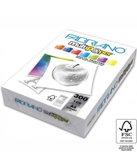 ΧΑΡΤΙ ΦΩΤΟΤΥΠΙΚΟ ΛΕΥΚΟ FABRIANO Α4 300gr (125φ)