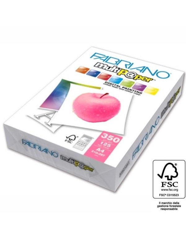 ΧΑΡΤΙ ΦΩΤΟΤΥΠΙΚΟ ΛΕΥΚΟ FABRIANO Α4 350gr (125φ)