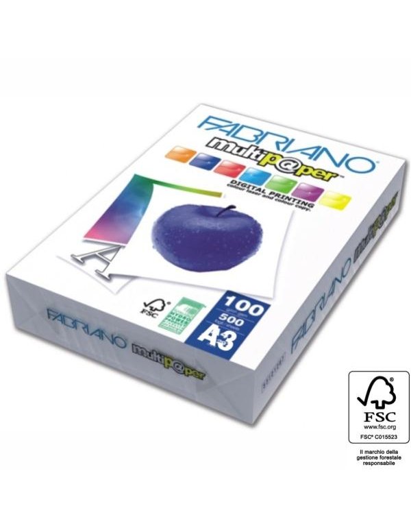 ΧΑΡΤΙ ΦΩΤΟΤΥΠΙΚΟ ΛΕΥΚΟ FABRIANO Α3 100gr (500φ)
